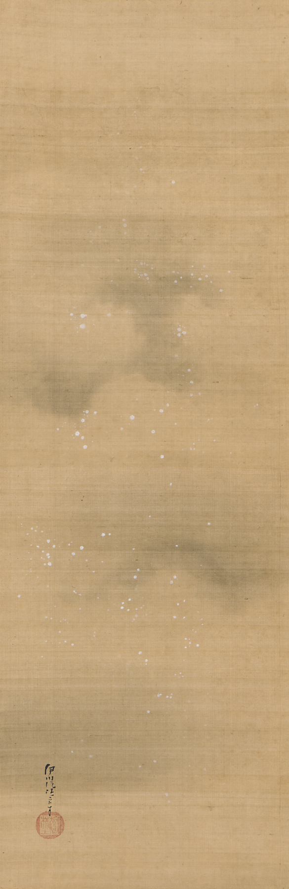 Kanō Isen'in (1775–1828), Clouds with falling snow