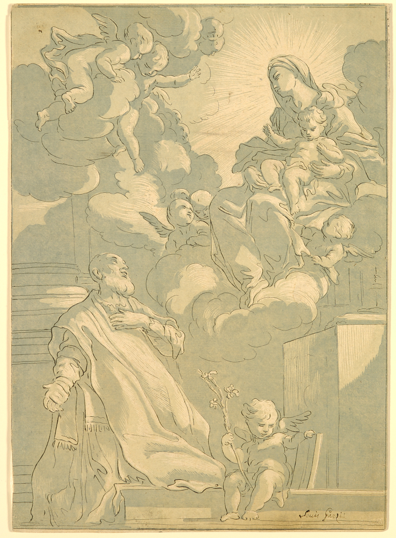 Adoration of the Madonna and Child