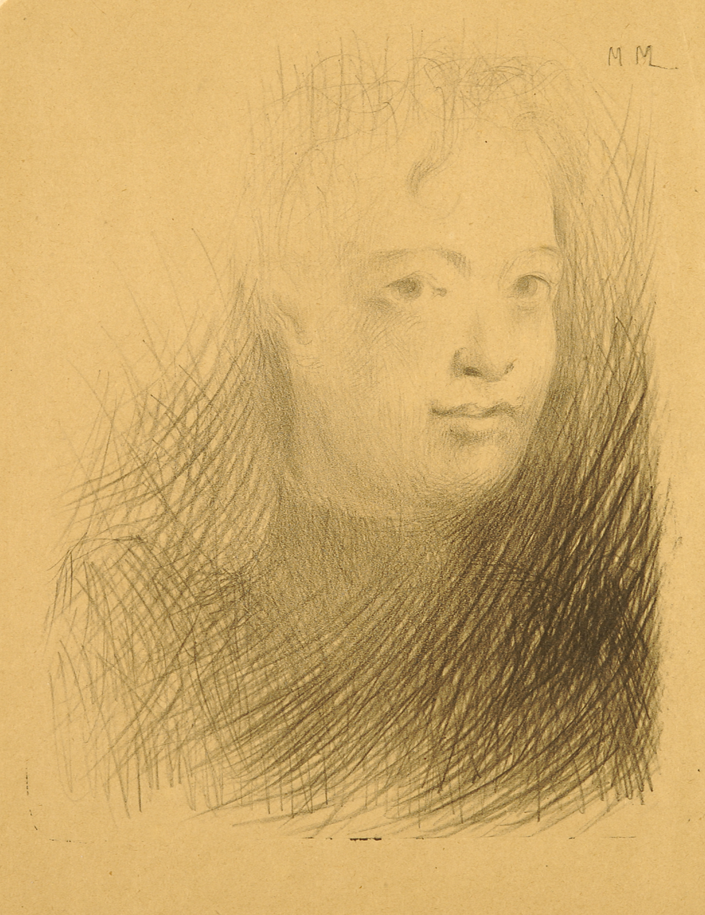 untitled (head of a woman) (Etude)