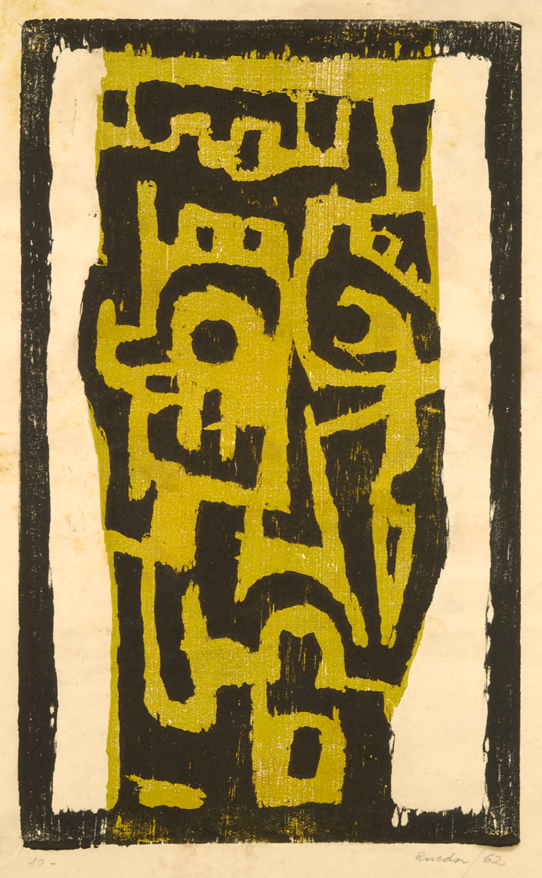 untitled (head of a figure), José Rueda