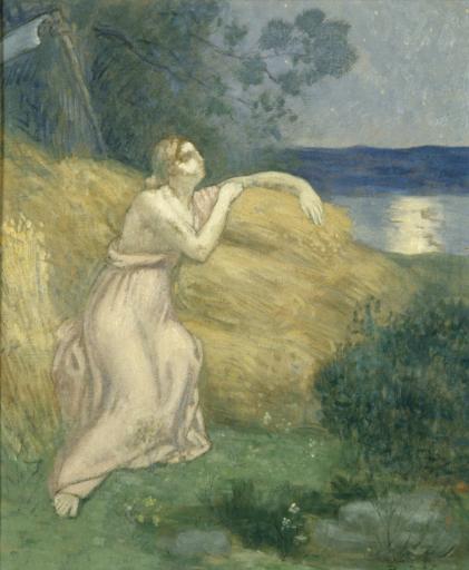 Pierre Puvis de Chavannes (1824–1898), Au Clair de la Lune (In the Moonlight)
