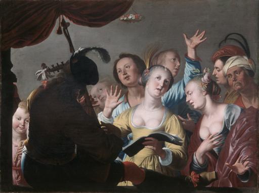 Abraham van der Schoor (active 1643–1657), A Musical Party