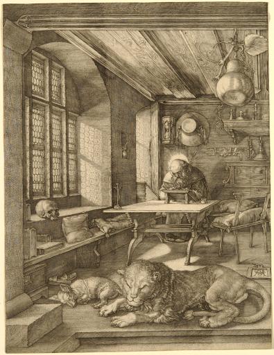 Albrecht Dürer (1471–1528), St. Jerome in His Study