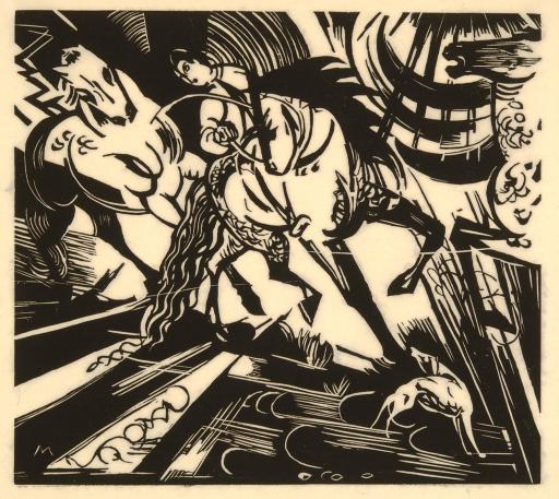 Franz Marc (1880–1916), Reitschule (Riding School)