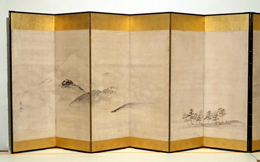 Ike no Taiga (1723–1776), Landscape with Mt. Fuji