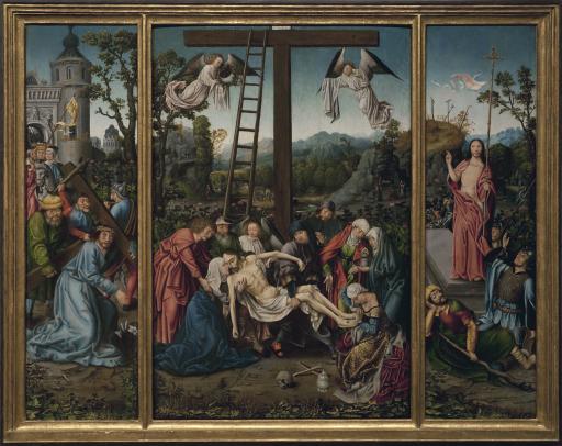 Master of Frankfurt Workshop (1460–circa 1533), Descent from the Cross