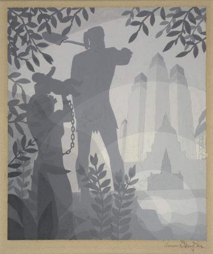 Aaron Douglas (1899–1979), The Founding of Chicago
