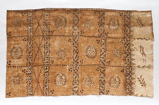 unrecorded Kanaka Maoli (Hawaiian) artist, kapa (bark cloth)