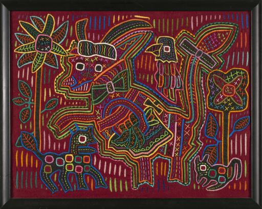 unrecorded Guna artist, mola