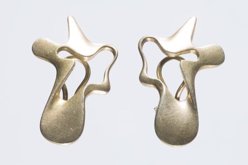 Georg Jensen A/S (founded 1904); Henning Koppel (1918–1981), pair of clip on earrings