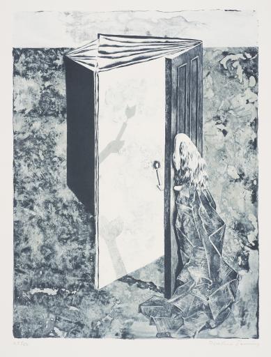 Premier péril (First peril), Dorothea Tanning;  Librairie Les Pas Perdus, Paris;  Atelier Desjobert; Maurice Gantner; Andre Pieyre de Mandiargues