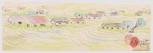 untitled (Hurricane Katrina flood), Jimmy Tsutomu Mirikitani (1920–2012)