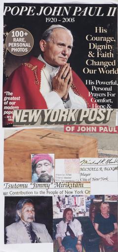 untitled (Pope John Paul II), Jimmy Tsutomu Mirikitani (1920–2012)