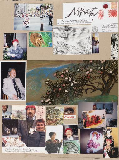 untitled (Camellia Petals Scattering by Hayami Gyoshū), Jimmy Tsutomu Mirikitani (1920–2012)