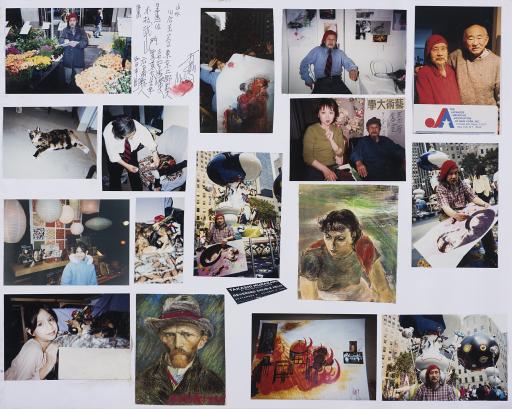 untitled (Yasuo Kuniyoshi, Takashi Murakami, Vincent van Gogh), Jimmy Tsutomu Mirikitani (1920–2012)