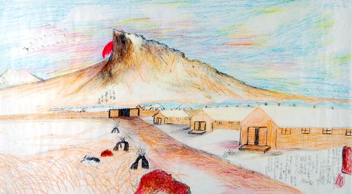 untitled (Tule Lake), Jimmy Tsutomu Mirikitani
