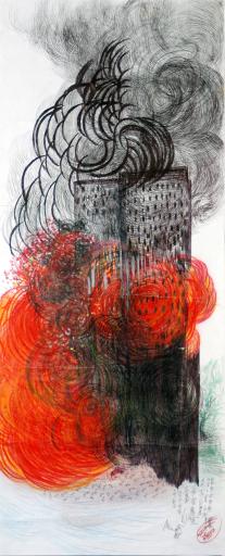 untitled (World Trade Center), Jimmy Tsutomu Mirikitani